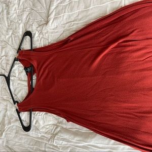 Burnt Orange fall dress